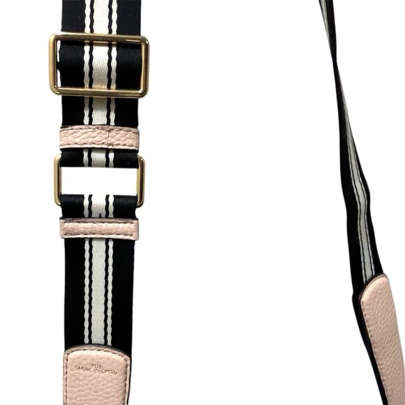 Marc Jacobs The Swifty Pebbled Pale Rose Pink Crossbody Bag Adjustable Strap - Picture 12 of 15